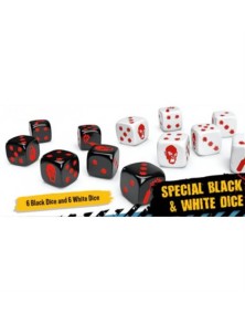 Zombicide - Seconda Edizione - Special Black E White Dice Giochi Da Tavolo