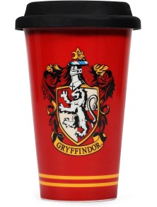 Harry Potter Bicchiere Da Viaggio in Ceramica Stemma Grifondoro Half Moon Bay