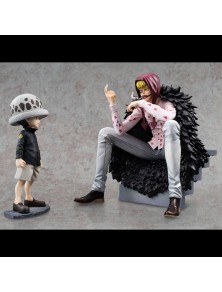 One Piece Statua Excellent Corazon & Law Edizione Limitata P.o.p 17 Cm Megahouse