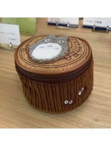 My Neighbor Totoro Porta Monete / Pouch Kurosuke Round Log Marushin