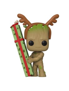 Guardiani Della Galassia Holiday Special Pop! Heroes Vinile Figura Groot 9 Cm Funko