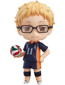 Haikyu!! Nendoroid Figura Kei Tsukishima 10 Cm Orange Rouge