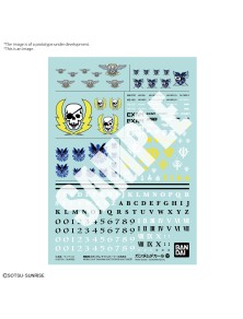 GUNDAM MODEL KIT DECAL 137 GUNDAM SIDE ST MULTI 2 BANDAI