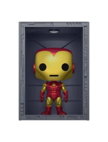 Marvel Pop! Deluxe Vinile Figura Hall Of Armor Iron Man Model 4 Px Esclusiva 9 Cm Funko