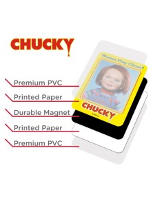 CHUCKY DOUBLE SIDED MAGNET MAGNETI AQUARIUS ENT