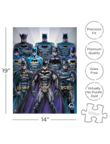 Dc Comics Batman Suits 500 Pezzi Puzzle Puzzle Aquarius Ent