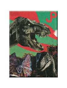 JURASSIC PARK COLLAGE FLAT MAGNET MAGNETI AQUARIUS ENT