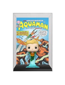 Dc Comics Pop! Comic Cover Vinile Figura Aquaman 9 Cm Funko