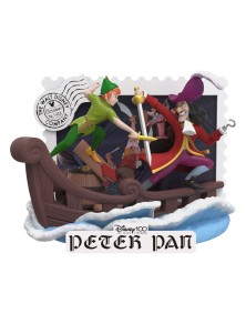 Disney 100th Anniversary D-Stage PVC Diorama Peter Pan 12 Cm Beast Kingdom Toys