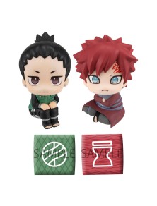 Naruto Shippuden Look Up Pvc Statuas Nara Shikamaru&gaara Set 11 Cm Megahouse