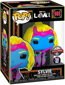 Pop Figura Marvel Loki Silvye Black Light Esclusiva Funko