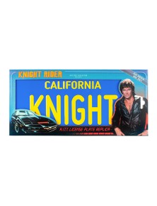 Knight Rider License Piatto Replica Doctor Collector