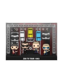 U2 Pop! Moments Dlx Vinile Figura 4-pack Zoo Tv 1993 Tour 9 Cm Funko