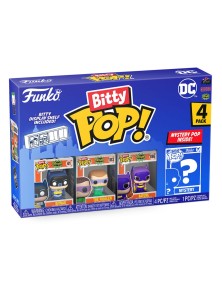 Dc Bitty Pop! Vinile Figura 4-pack Batman Adam West 2,5 Cm Funko