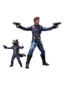 Guardiani Della Galassia 3 S.h. Figuarts Action Figures Star Lord & Rocket Raccoon 6-15 Cm Bandai Tamashii Nations