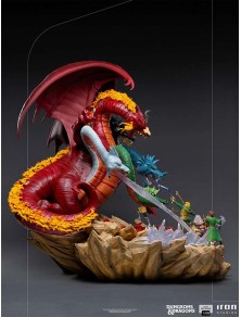 Dungeons E Dragons Tiamat Battle St Statua Iron Studios