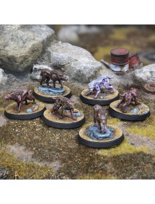 FALLOUT WW CREATURES MONGREL SCAVENGING Miniature E Modellismo Modiphius