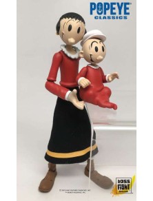 Popeye Wave 1 Action Figure in Pvc Olivia Oyl Boss Fight Studio