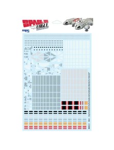 SPACE 1999 22"" EAGLE TRANSP PANEL DECALS Accessori Per Modellismo Round 2 Mpc