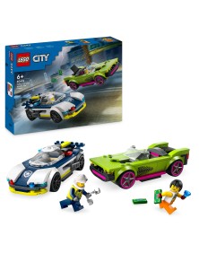 LEGO CITY 60415 - INSEGUIMENTO DELLA MACCHINA DA CORSA