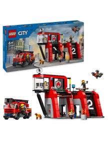 LEGO CITY 60414 - CASERMA DEI POMPIERI E AUTOPOMPA