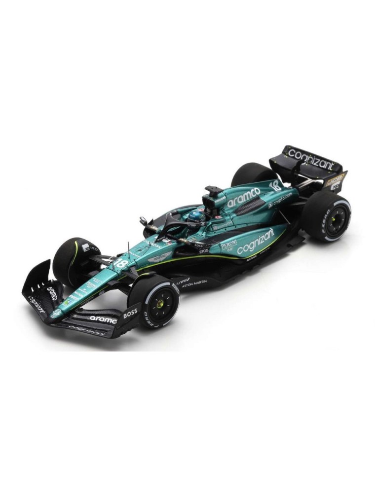 Spark Model - ASTON MARTIN AMR23 N.18 6th BAHRAIN GP 2023 LANCE STROLL 1:43