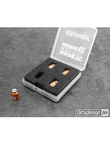 Bitty Design - Kit di magneti 4pz 1/10 orange per forare le carrozzerie