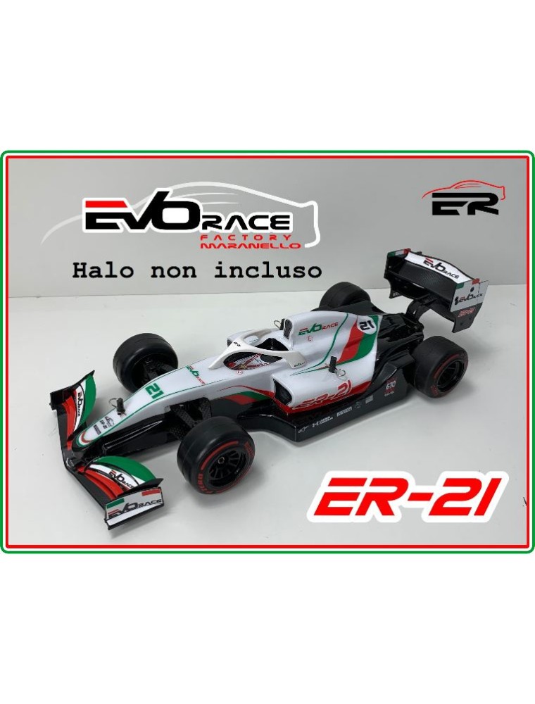 Evo Race Factory - Carrozzeria F1 ER21 1/10 Evo Race Factory Halo non incluso