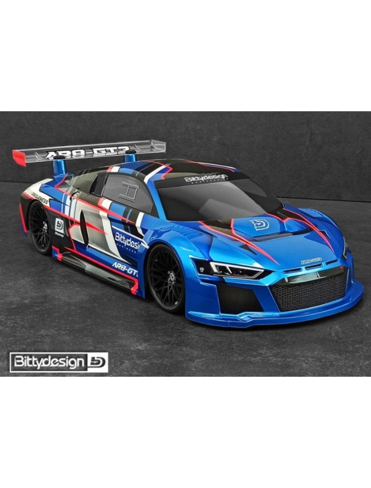 Bitty Design - Carrozzeria GT AR8-GT3 190mm Audi R8 trasparente