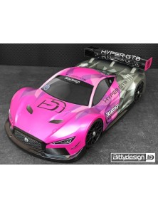 Bitty Design - Carrozzeria Hyper GT8 1/8 GT Rally Game 325-330mm trasparente