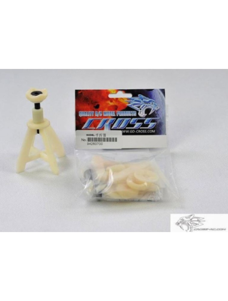 Cross-RC - Supporti per auto in scala 1/10 ad altezza regolabile