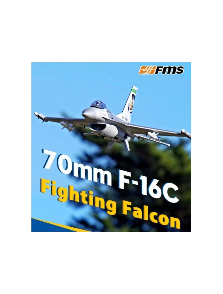 FMS - F-16C v2 Jet 70mm EDF PNP F16C