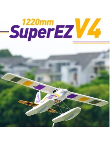 FMS - Super EZ V4 kit PNP 1220mm con galleggianti e giroscopio inclusi