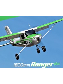 FMS - Ranger plus bianco e verde 1800mm PNP con giroscopio