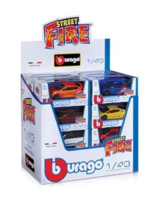 Bburago - Burago Street Fire auto assortite 1pz 1/43