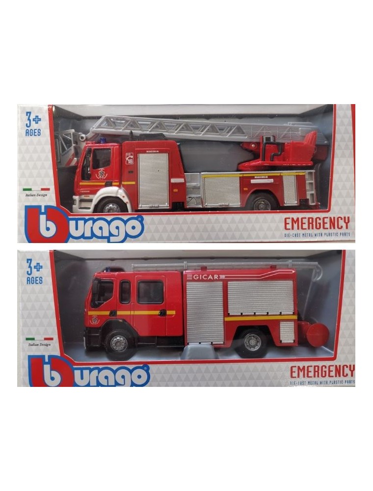 Bburago - Camion Vigili Del Fuoco 1/50 1pz