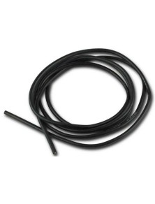 Yuki Model - CAVO AL SILICONE NERO   0,75mm LUNGO 1mt 18AWG