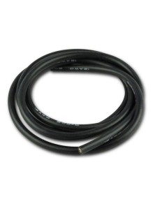 Yuki Model - CAVO AL SILICONE NERO     4mmq LUNGO 1mt 12AWG