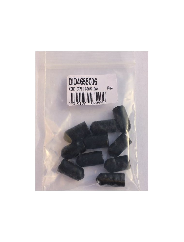 Didak Kites - CONF.TAPPI GOMMA 6mm      10pz