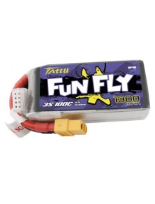 Tattu - LiPo Tattu 11,1v 1300mAh 100C 3S1P XT60 Funfly Series