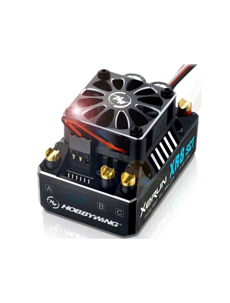 Hobbywing - Regolatore Xerun XR8-SCT 140ah sensored/sensorless Short Course