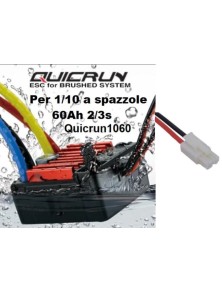 Hobbywing - Regolatore Quicrun1060 Tamiya 1/10 60A waterproof per auto a spazzole