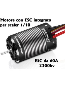 Hobbywing - Quicrun Fusion Pro 2300kv motore + ESC integrato per scaler lungo 58mm