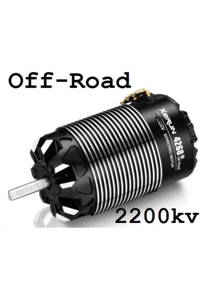 Hobbywing - Motore Xerun G3 4268SD 2200kv Black Off-Road 1/8 Sensored