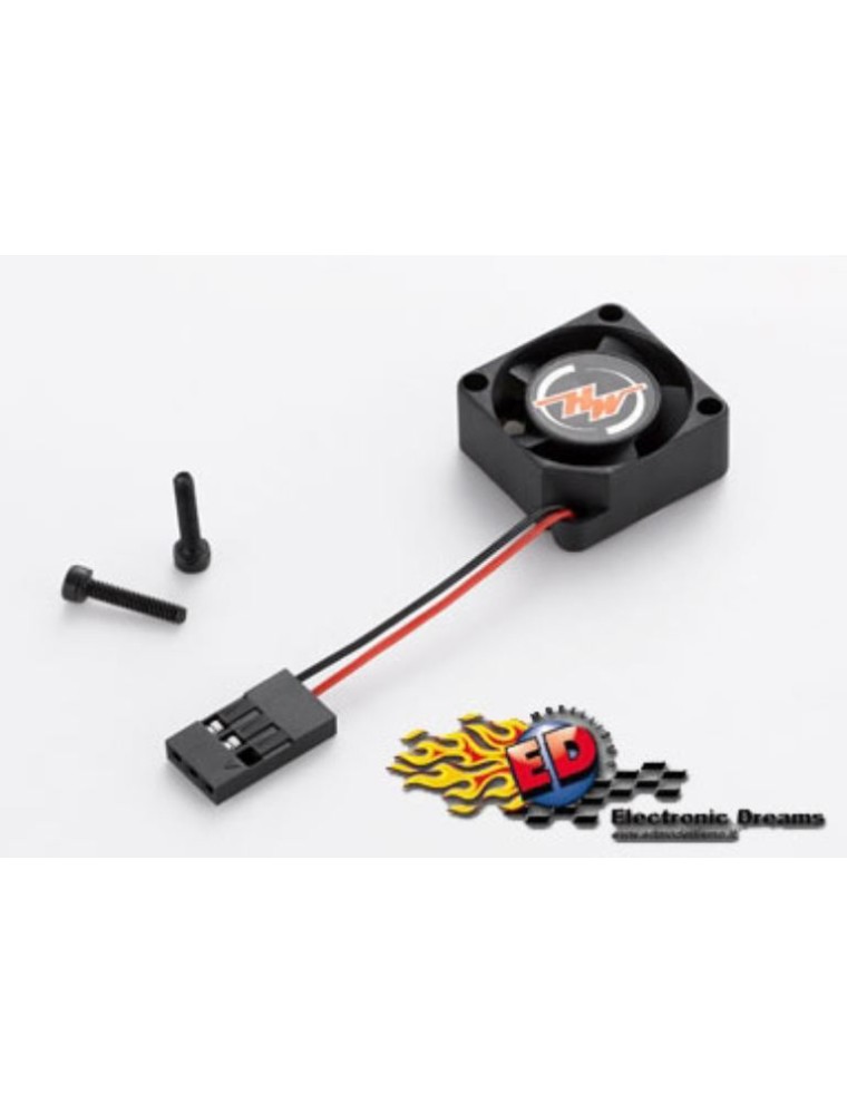 Hobbywing - Ventola 2008SH-5v 15.000rpm 5v 0,135Ah NERA PER XR10 STOCK SP 20x20x8,5