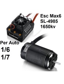 Hobbywing -  EZRUN COMBO MAX6 V3 160A. + EZRUN-SL-4985-1650kv -1/6