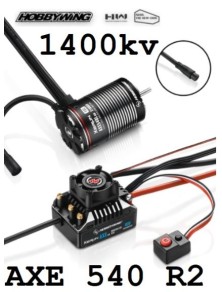 Hobbywing - Combo Xerun AXE R2 1400kv AXE540L R2 per scaler