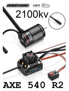 Hobbywing - * Combo Xerun AXE R2 2100kv AXE540L R2 per scaler