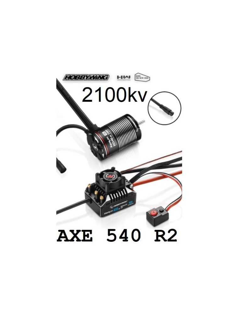 Hobbywing - * Combo Xerun AXE R2 2100kv AXE540L R2 per scaler