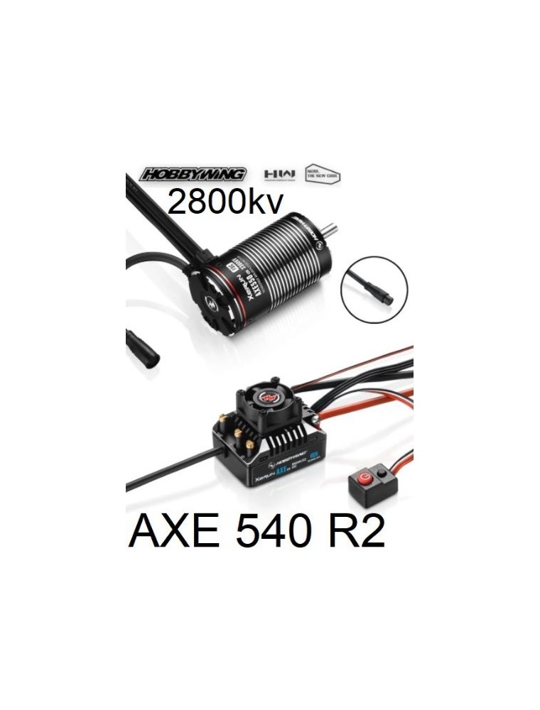 Hobbywing - * Combo Xerun AXE R2 2800kv AXE540L R2 per scaler